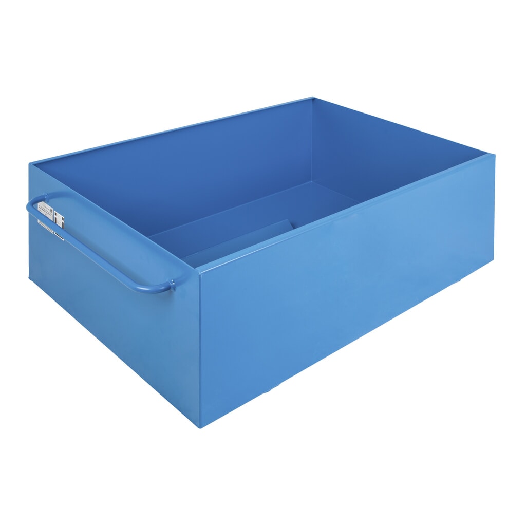 Auffangwanne aus Stahlblech für IBS-Kleinteilereiniger, Auffangvolumen 200 l Produktabbildung: Auffangwanne aus Stahlblech für IBS-Kleinteilereiniger, Auffangvolumen 200 l