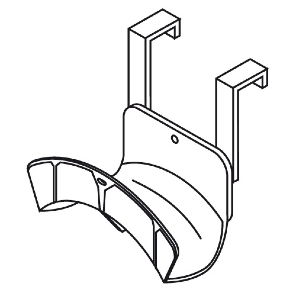 Produktabbildung: Aufhängung für Kabel und Schläuche für FLADAFI® Materialcontainer