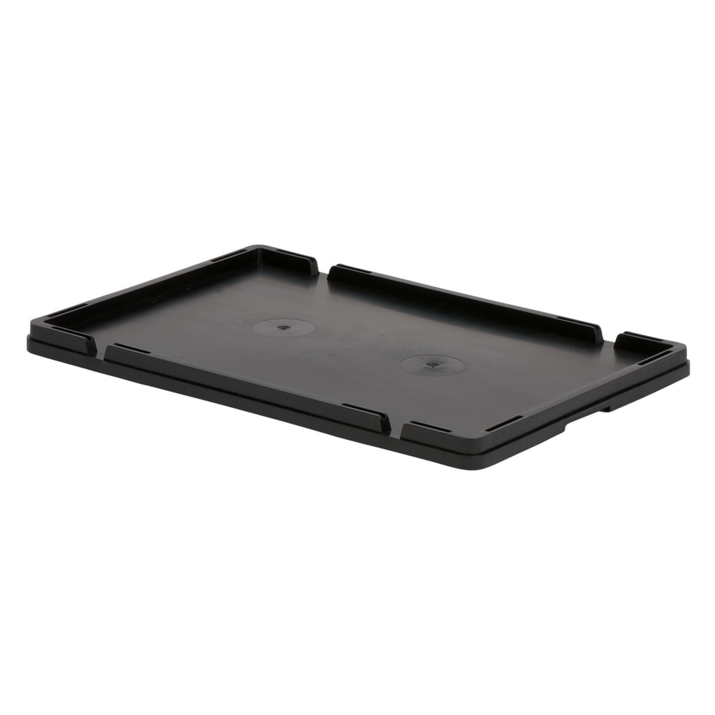 Produktabbildung: Auflagedeckel für Drehstapelbehälter aus Polypropylen, für Volumen 65 Liter