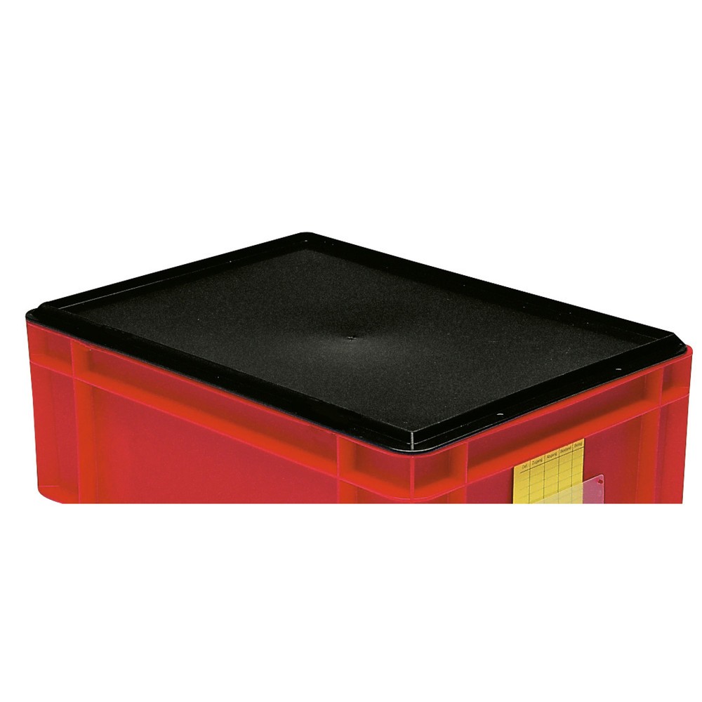 Produktabbildung: Auflagedeckel für Euro-Stapelbehälter, BxT 400 x 300 mm