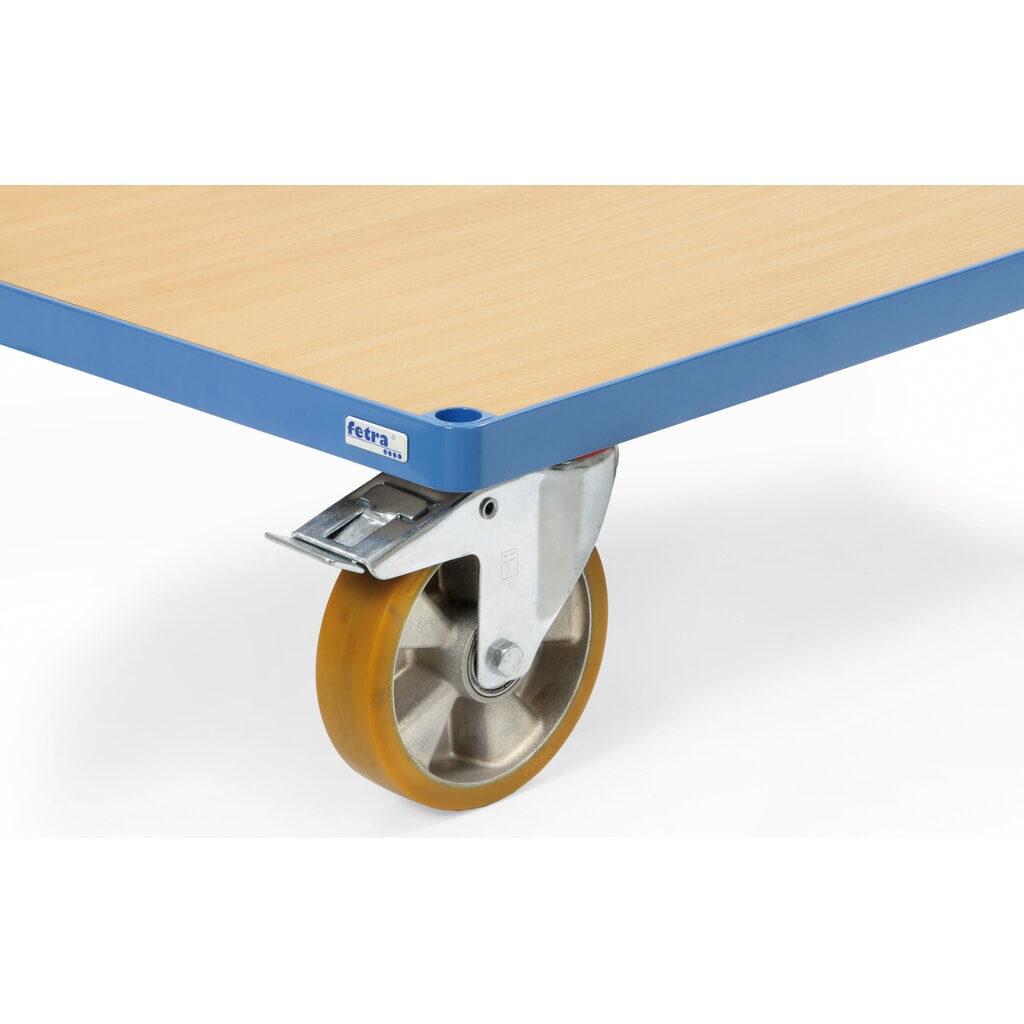 Aufpreis für fetra® Räder mit Polyurethan-Bereifung, ØxB 125 x 32 mm Produktabbildung: Aufpreis für fetra® Räder mit Polyurethan-Bereifung, ØxB 125 x 32 mm