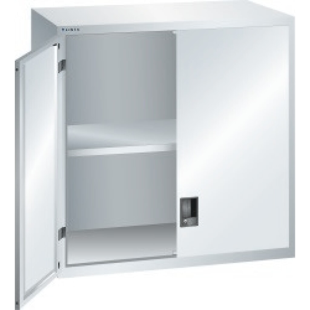Aufsatz-Flügeltürschrank für LISTA Schubladenschrank, HxBxT 1.000 x 1.023 x 725 mm