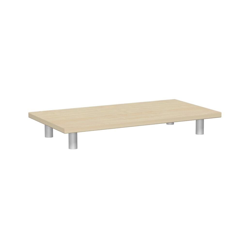 Produktabbildung: Aufsatzebene für Büroschränke Lissabon, Breite 800 mm, Ahorn