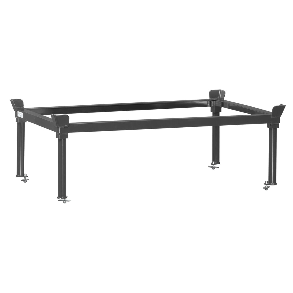 Produktabbildung: Aufsatzrahmen für fetra® Paletten-Fahrgestell, HxBxT 370 x 1.210 x 810 mm, anthrazitgrau