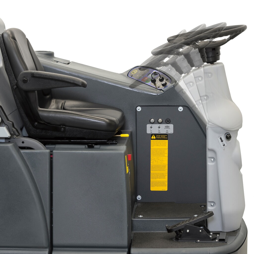 Nilfisk® Aufsitz-Scheuer-Saugmaschine SC 6500, theor. Flächenleistung 9.000 m²/h Produktabbildung Nr. 3: Nilfisk® Aufsitz-Scheuer-Saugmaschine SC 6500, theor. Flächenleistung 9.000 m²/h