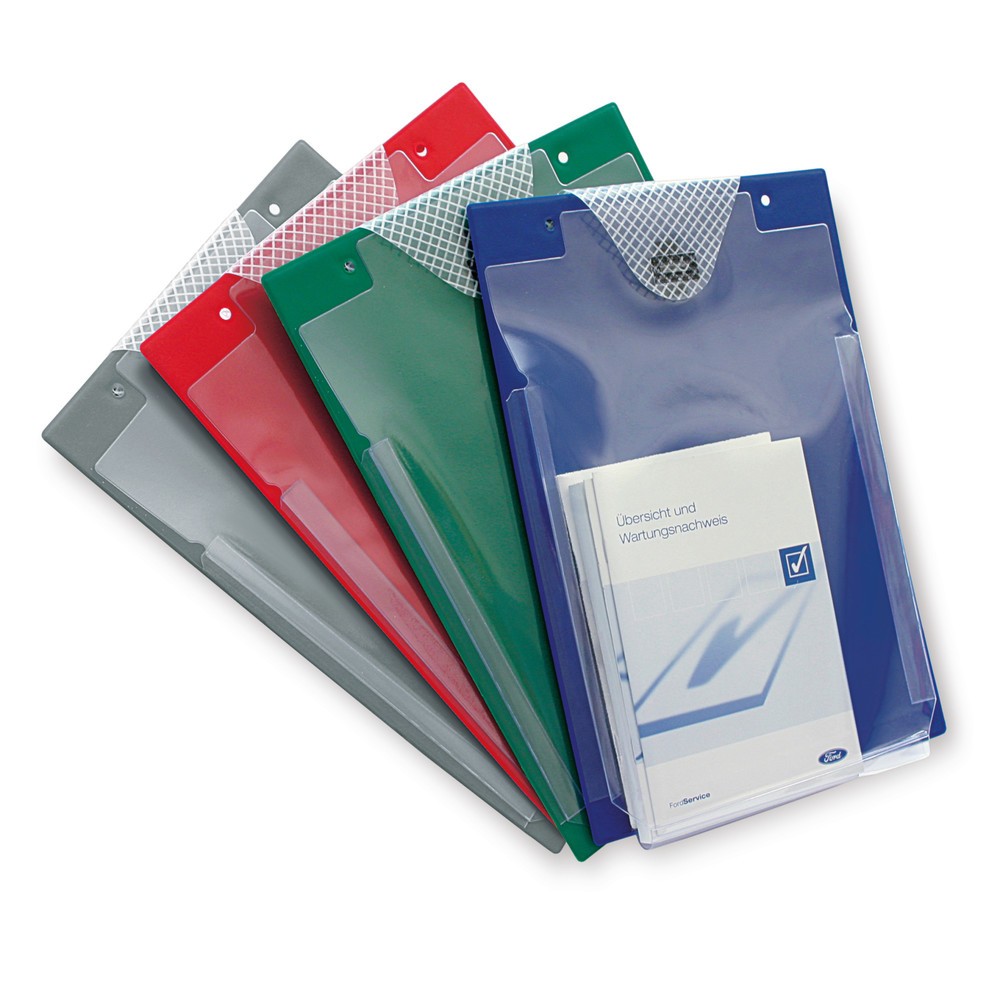 Produktabbildung: Auftragstaschen für Werkstattplaner, extra groß, blau
