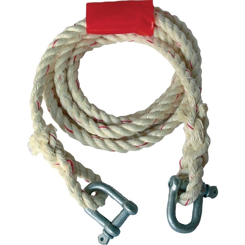 Produktabbildung: Auto-Abschleppseil, 2500 kg, Sisal Schäkel/Schäkel
