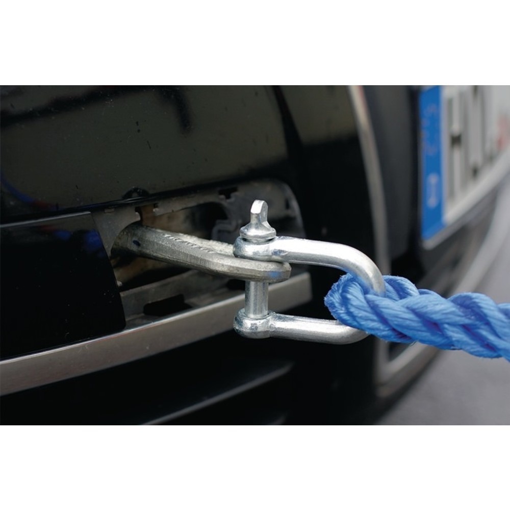 Produktabbildung Nr. 2: Auto-Abschleppseil, 4000 kg, Polypropylen Schäkel/Schäkel