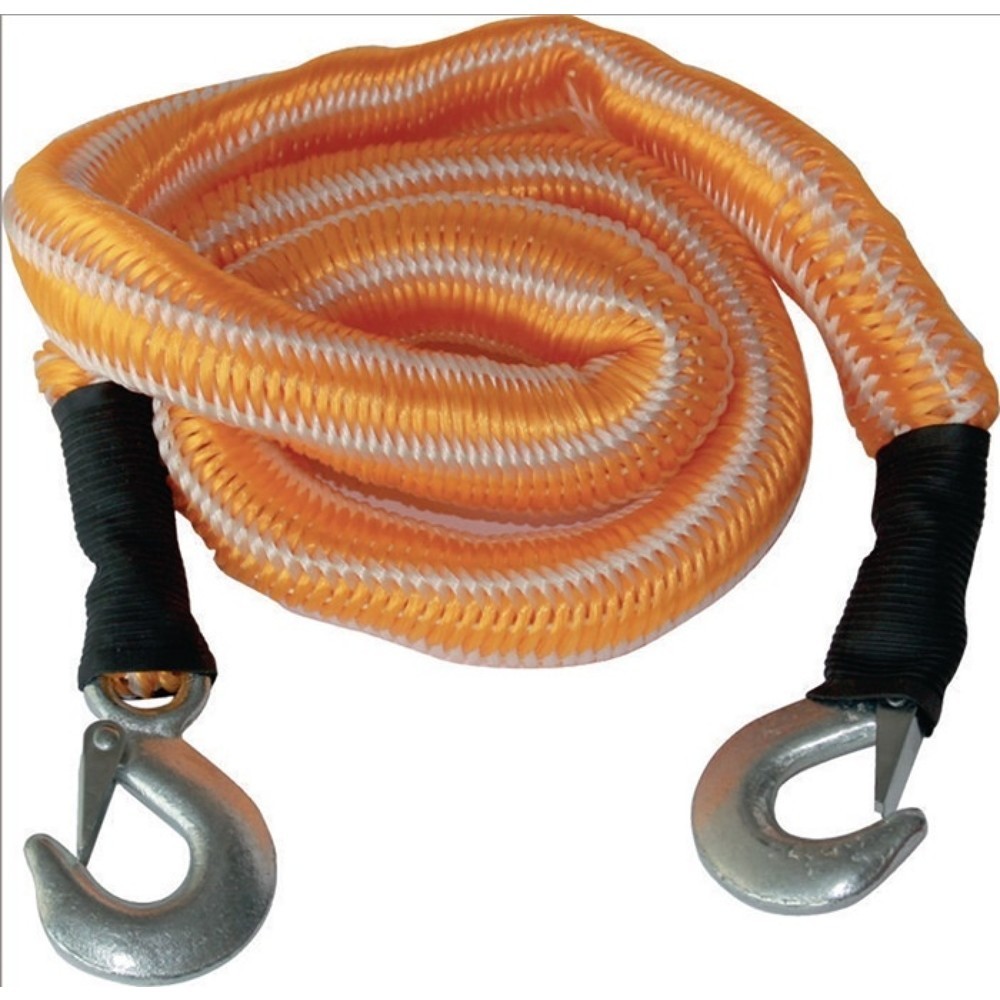 Produktabbildung: Auto-Abschleppseil Super Stretch, 2800 kg, Polypropylen Haken/Haken