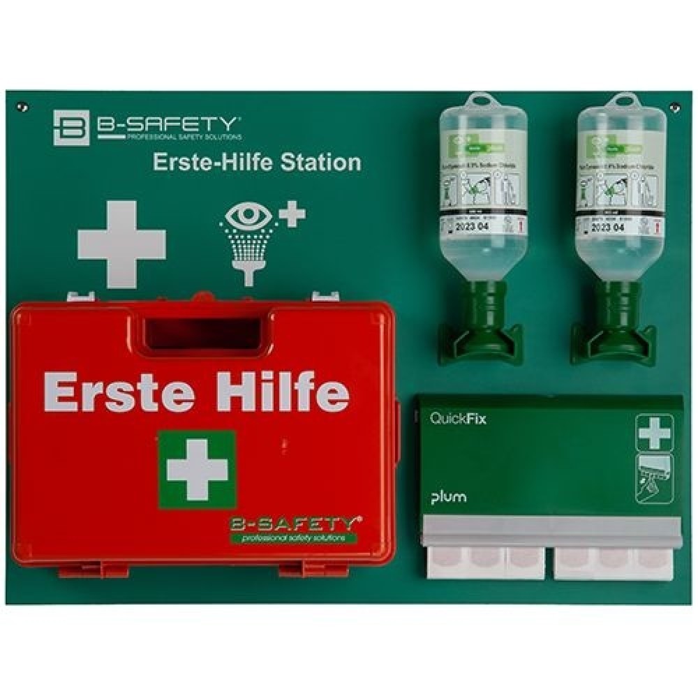 Produktabbildung: B-Safety Erste-Hilfe-Station STANDARD No.1, mit Füllung ÖNORM Z 1020-1