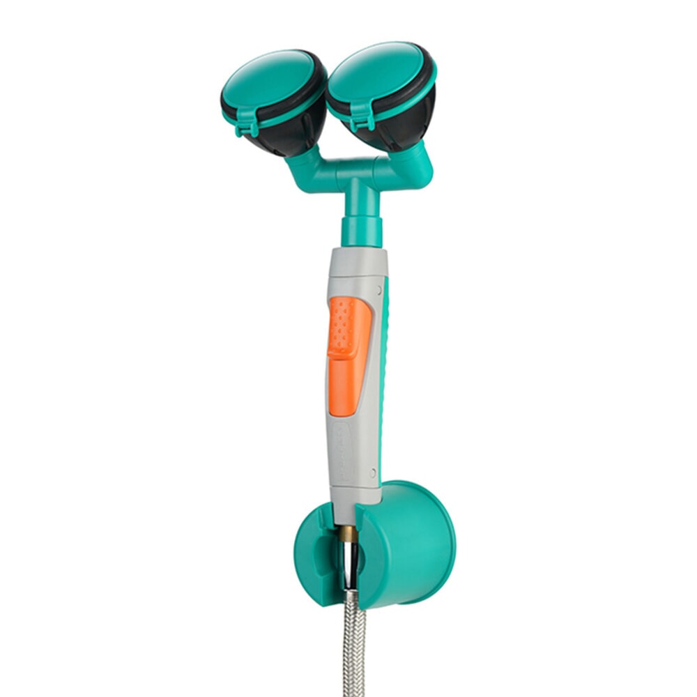 Produktabbildung Nr. 2: B-Safety Hand-Augendusche mit zwei Brauseköpfen