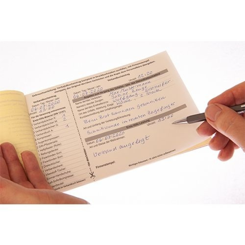 Produktabbildung Nr. 2: B-Safety Verbandbuch DIN A5, datenschutzsicher