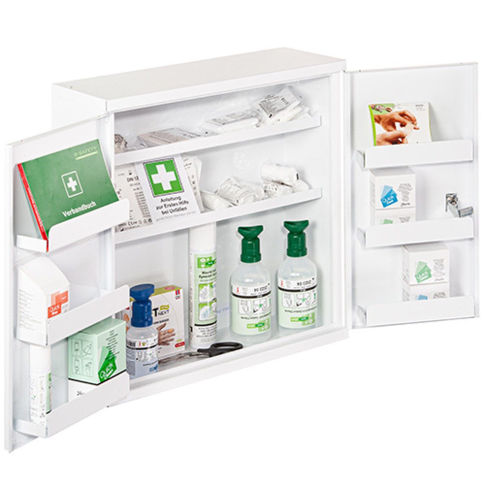 Produktabbildung Nr. 2: B-Safety Verbandschrank PREMIUM plus, mit Füllung ÖNORM Z 1020-1
