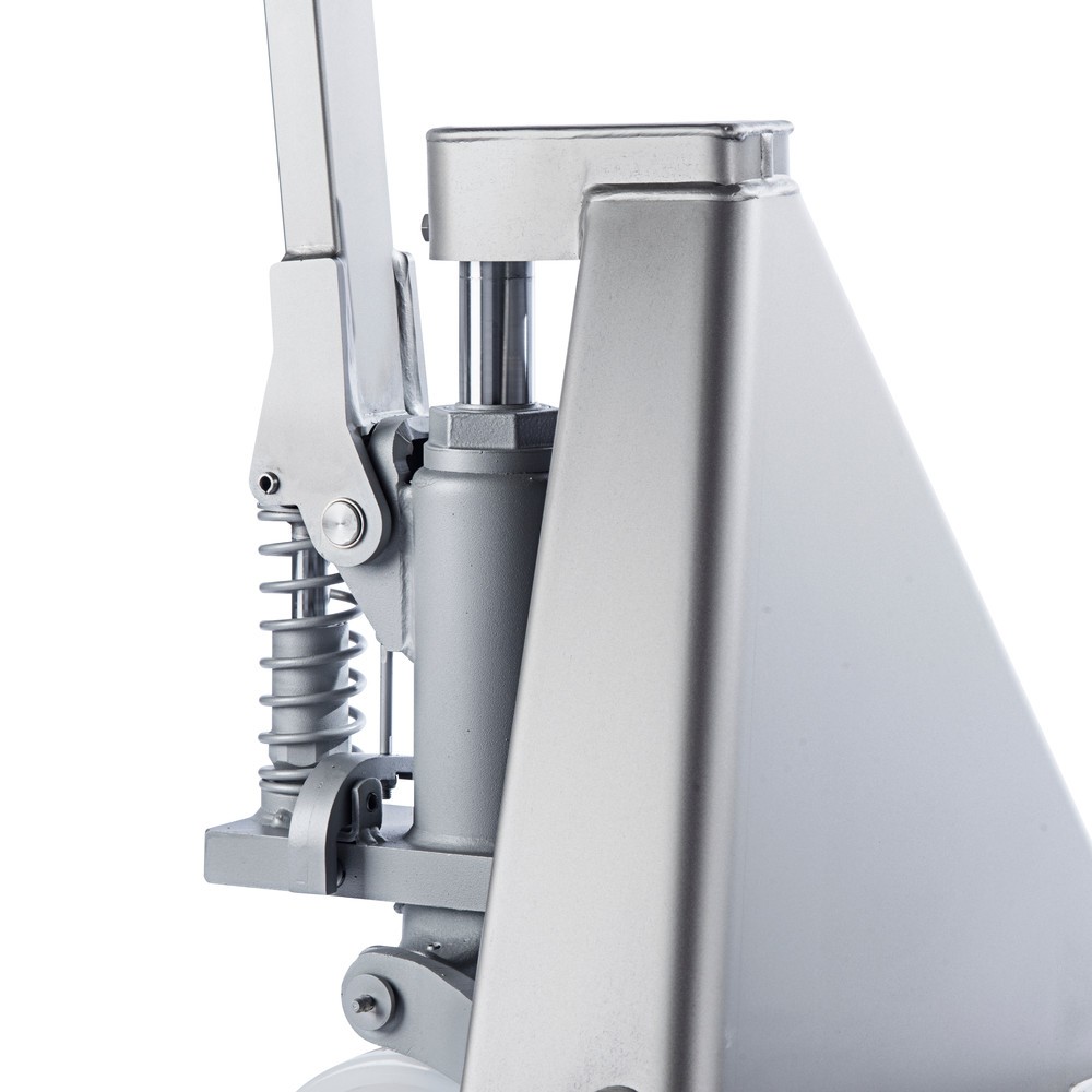 Produktabbildung Nr. 2: Edelstahl-Handhubwagen INOX, GL 1.130 mm, Nylon, Tandemrollen