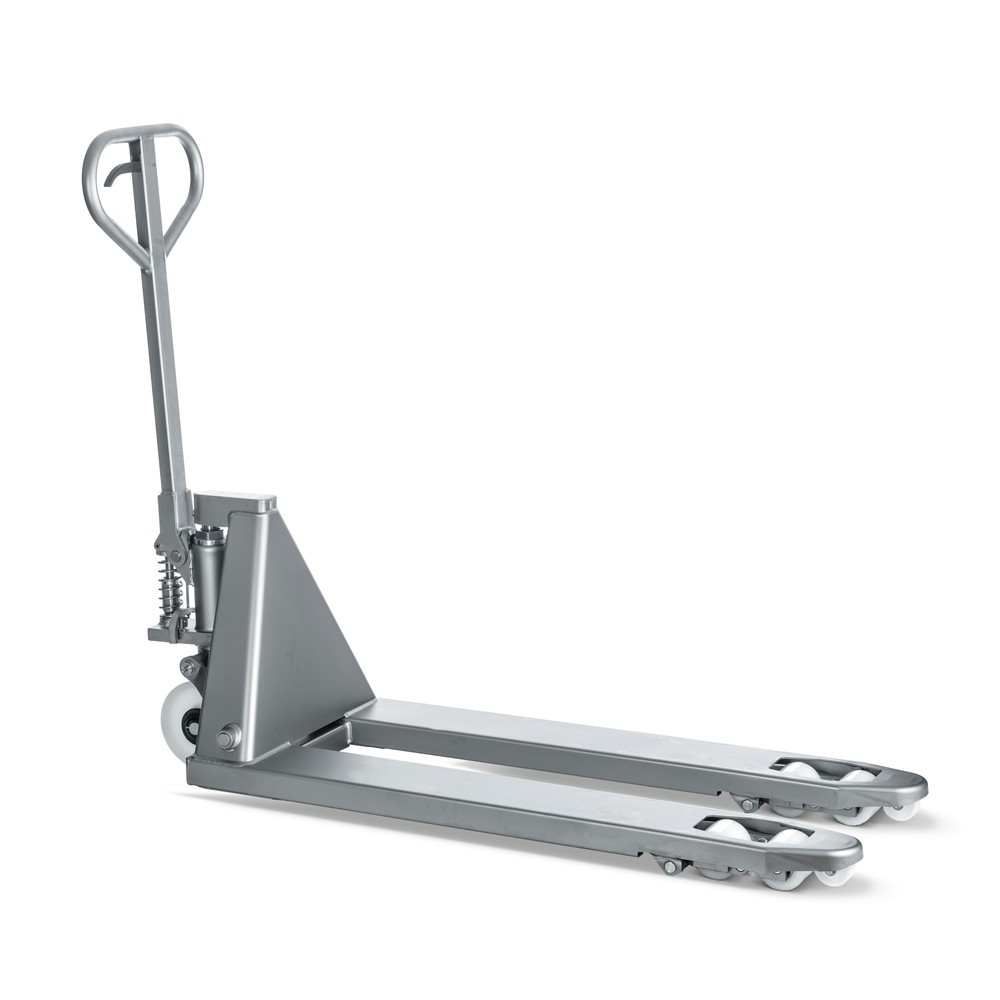 Produktabbildung Nr. 7: Edelstahl-Handhubwagen INOX, GL 1.130 mm, Nylon, Tandemrollen