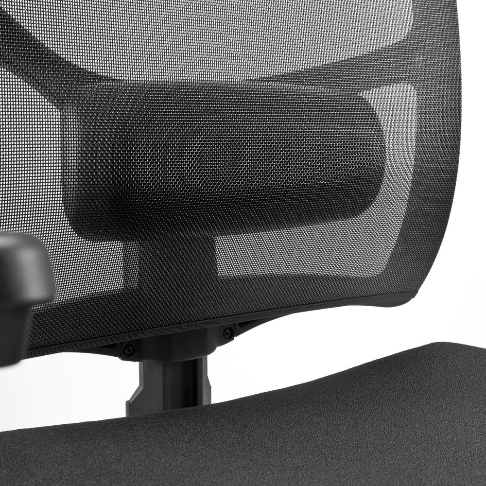 Produktabbildung Nr. 2: Hammerbacher Bürodrehstuhl Premium 2, Netzrücken, Kopfstütze, höhenverstellbare Armlehnen