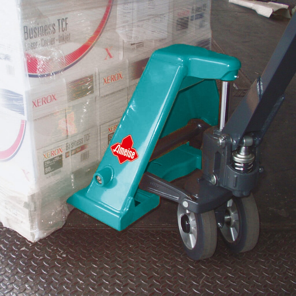 Produktabbildung Nr. 8: Handhubwagen Ameise® PTM 2.0, Tragfähigkeit 2.000 kg, Gabellänge 800 mm, Polyurethan, Tandemrollen