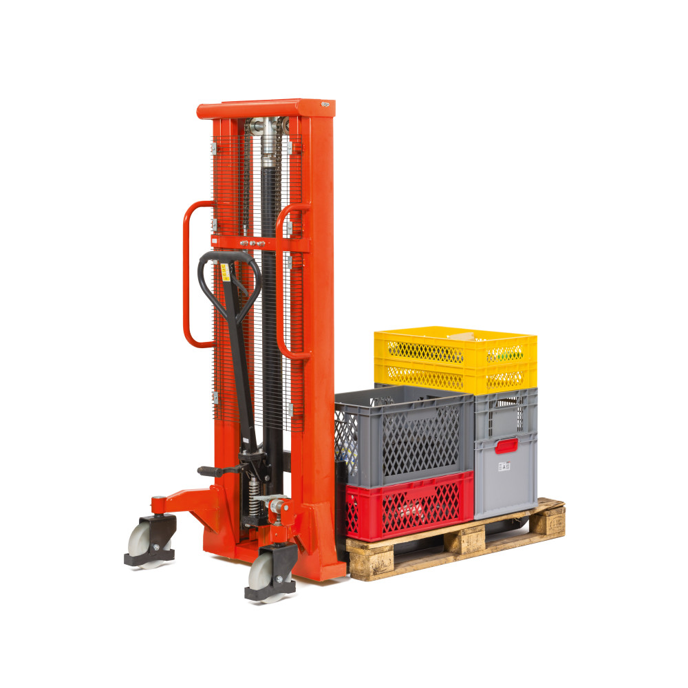 Produktabbildung Nr. 5: Hydraulik-Stapler BASIC PSM 1.0 mit Zweifach-Teleskop-Hubgerüst, Hubhöhe 2.000 mm, Tragfähigkeit 1.000 kg