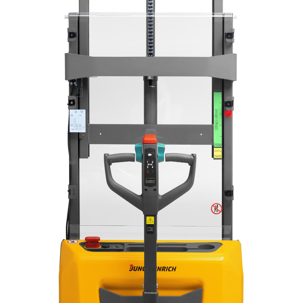 Produktabbildung Nr. 9: Jungheinrich Elektro-Hochhubwagen AMC 12, Zweifach-Teleskop-Hubgerüst, Hubhöhe 2.900 mm, Tragfähigkeit 1.200 kg