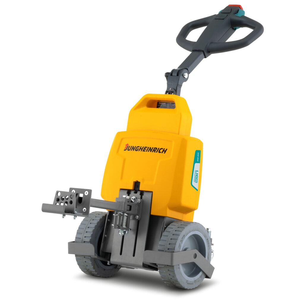 Jungheinrich Elektro-Schlepper EZS 010 - inkl. Kupplung für Vierkantprofile, mechanisch einstellbar Produktabbildung: Jungheinrich Elektro-Schlepper EZS 010 - inkl. Kupplung für Vierkantprofile, mechanisch einstellbar