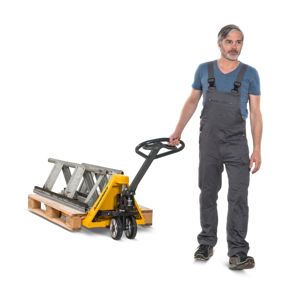 Produktabbildung Nr. 8: Jungheinrich Handhubwagen AM 20, Tragfähigkeit 2.000 kg, Gabellänge 1.150 mm, Polyurethan, Tandemrollen