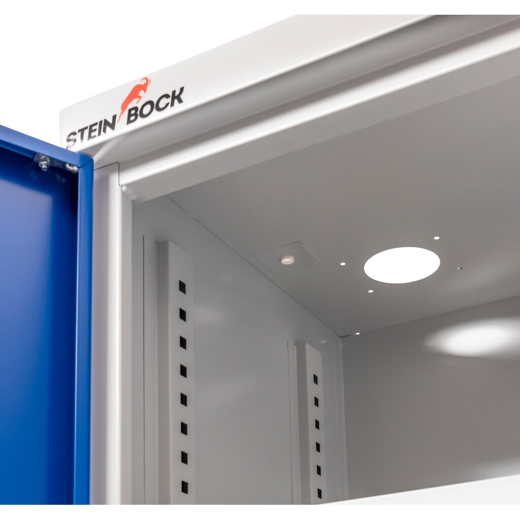 Produktabbildung Nr. 6: Steinbock® Chemikalienschrank, 4 Bodenauffangwannen nach StawaR, HxBxT 1.950 x 950 x 500 mm