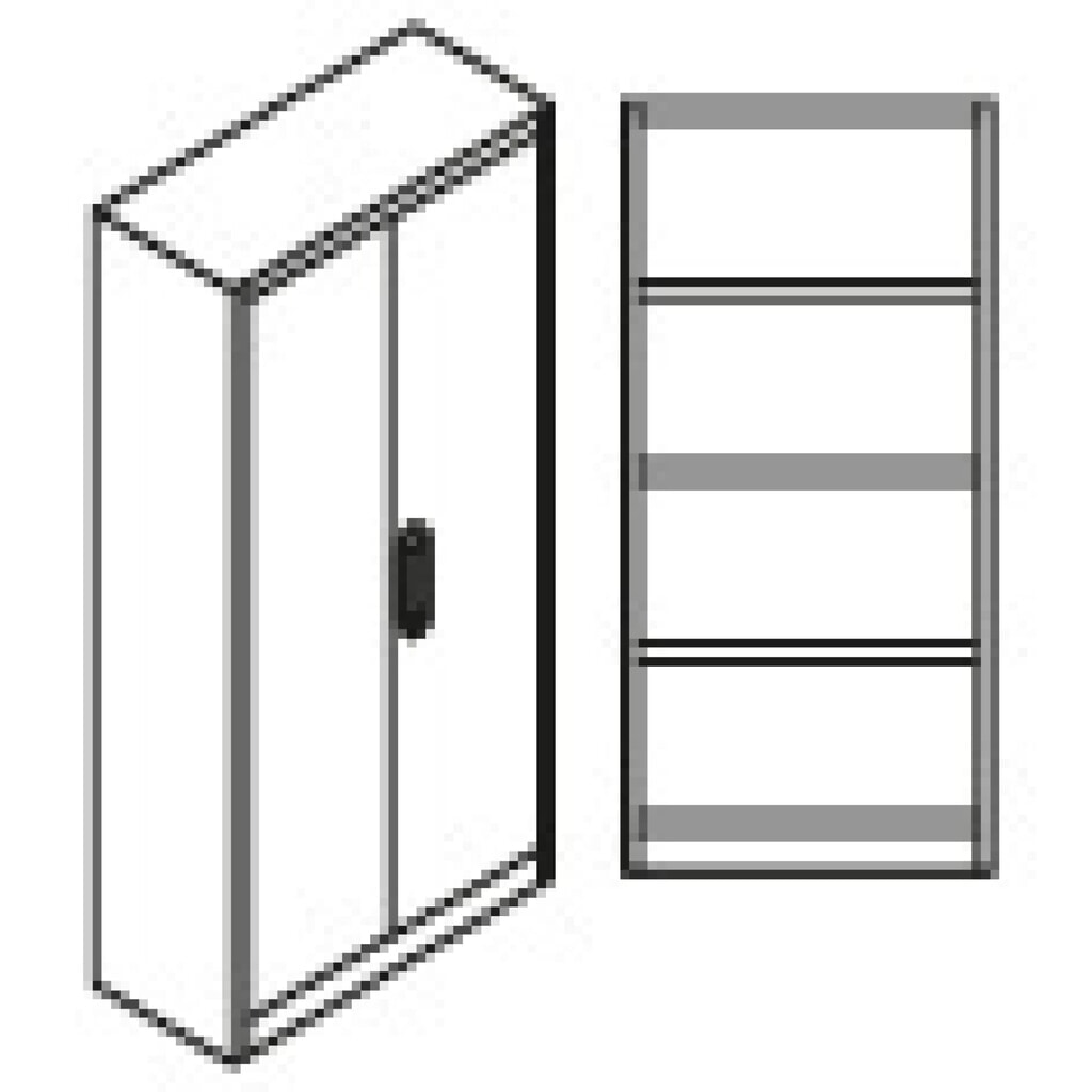 Produktabbildung Nr. 11: Steinbock® Chemikalienschrank, 4 Bodenauffangwannen nach StawaR, HxBxT 1.950 x 950 x 500 mm