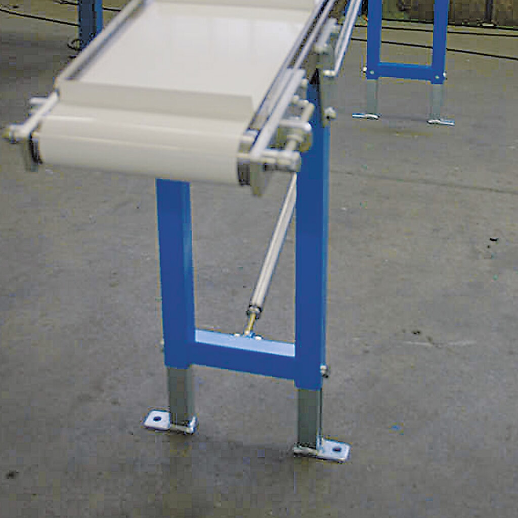 Produktabbildung: Stützen für Gurtförderer, Bahnbreite 200 mm, Höhe 900 mm