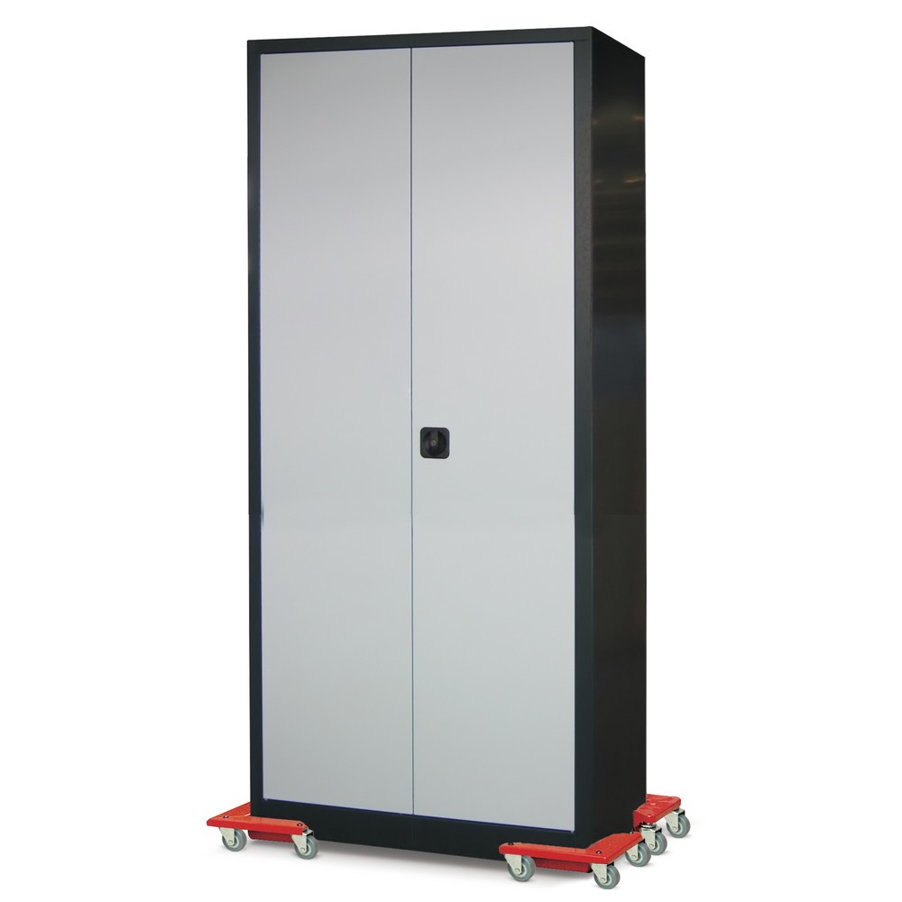 Produktabbildung Nr. 2: Transportroller mit Vollgummi-Lenkrollen, Aluminium, TK 100 kg, für Lasten ohne Beine, 4 Stk/VE