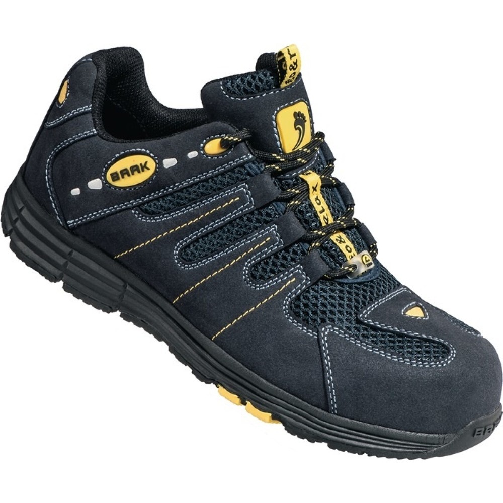 Produktabbildung: BAAK Sicherheitsschuh Rick2 Gr.47 blau/gelb