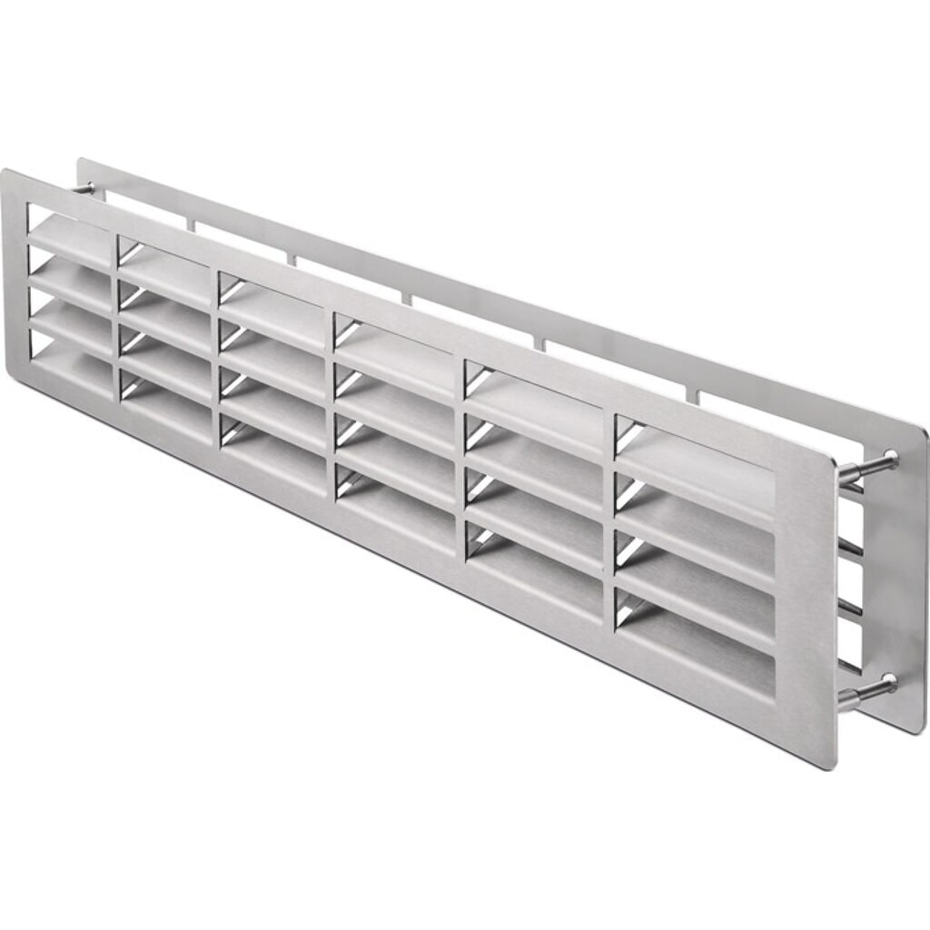 Badezimmerlüftung 9083 L, Aluminium, Länge 500 mm Breite 100 mm Produktabbildung: Badezimmerlüftung 9083 L, Aluminium, Länge 500 mm Breite 100 mm