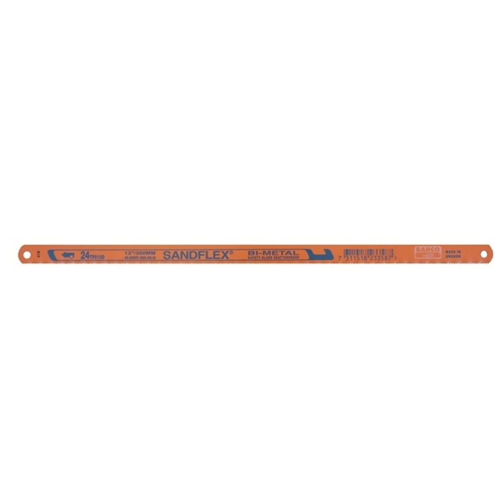 Bahco Metallsägeblatt Sandflex®, Länge 300 mm, Zähne per Zoll 32 1-seitig Produktabbildung: Bahco Metallsägeblatt Sandflex®, Länge 300 mm, Zähne per Zoll 32 1-seitig