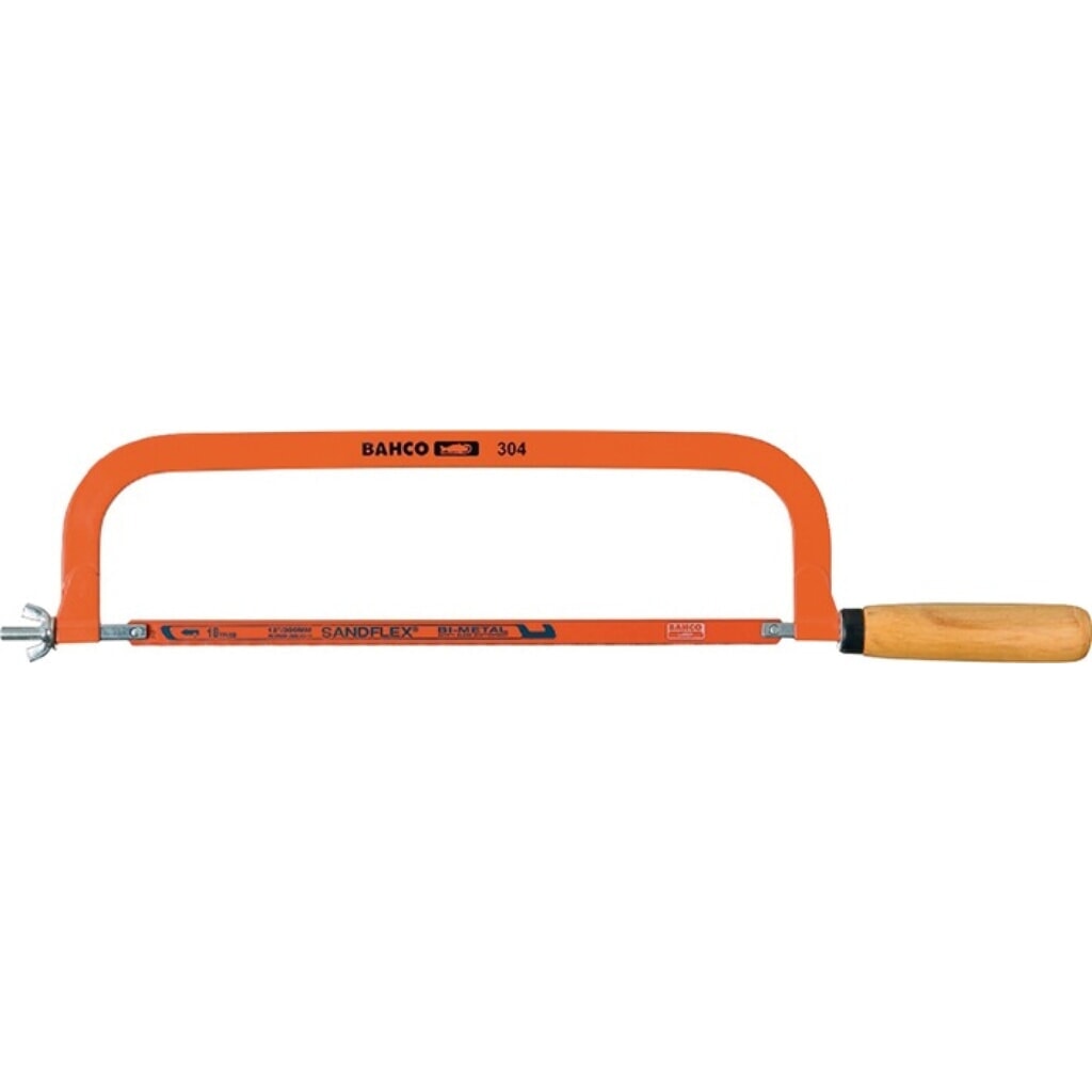 BAHCO Metallsägebogen 304 Blatt-L.300mm 24 Z./Zoll H-Heft Produktabbildung: BAHCO Metallsägebogen 304 Blatt-L.300mm 24 Z./Zoll H-Heft