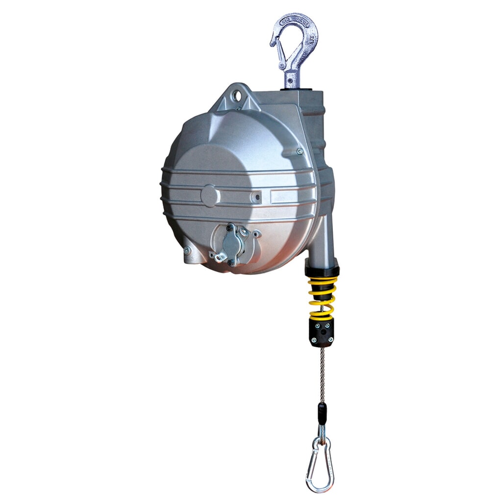 Produktabbildung: Balancer, ohne Arretierung, Aluminiumgehäuse, Seilauszug 2,1 m, TK 20-30 kg