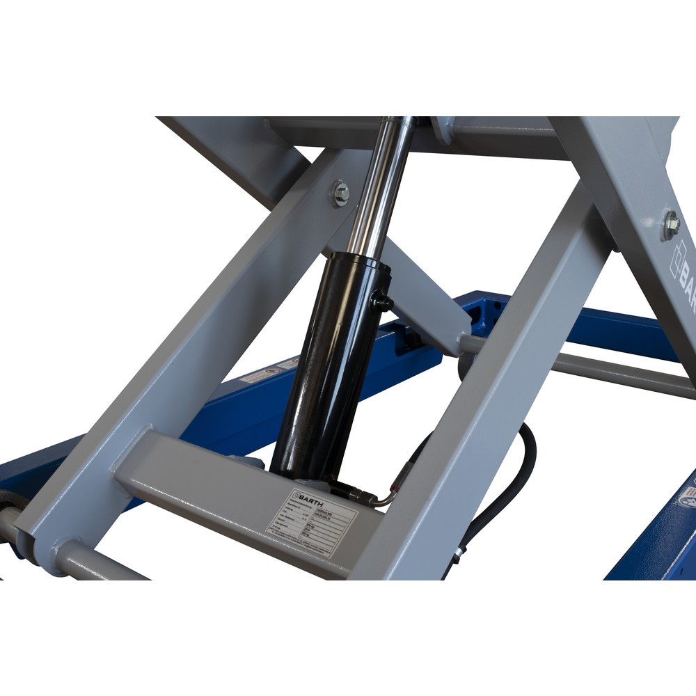 Produktabbildung Nr. 2: BARTH Montage-Hubtischwagen H850 mit Multiplex-Arbeitsplatte, Tragkraft 850 kg, Plattform 2.000 x 1.015 x 30 mm