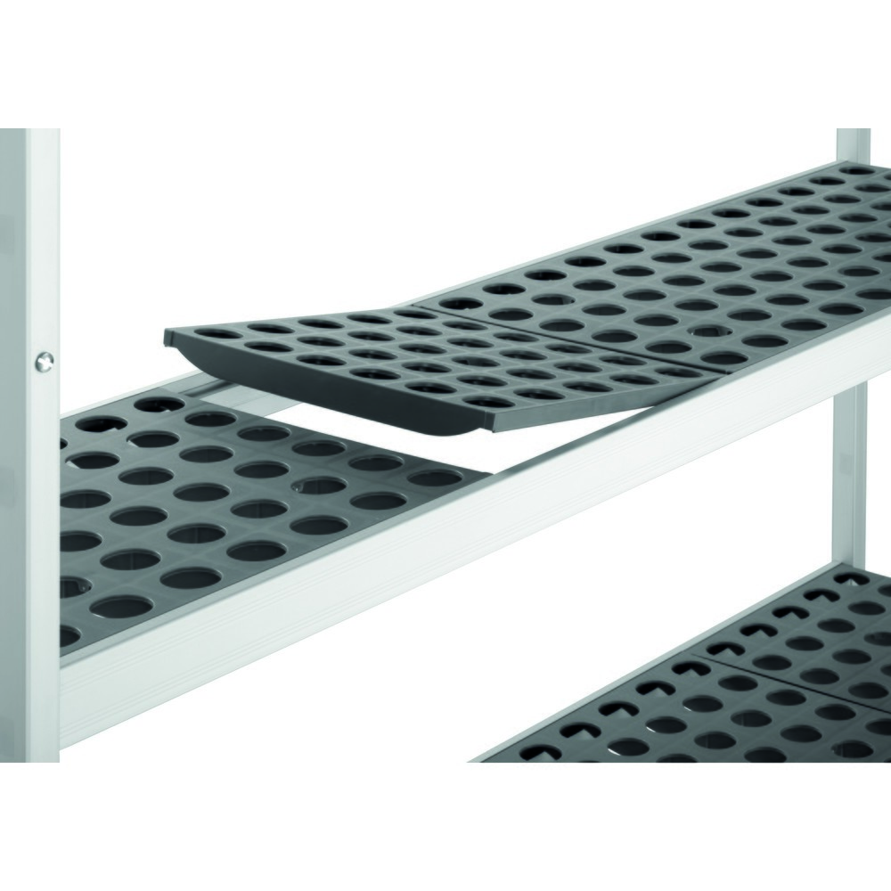 Produktabbildung Nr. 2: Bartscher Regalsystem Kit 3, Aluminium u. Copolymer, HxBxT 1.800 x 1.500 x 360 mm