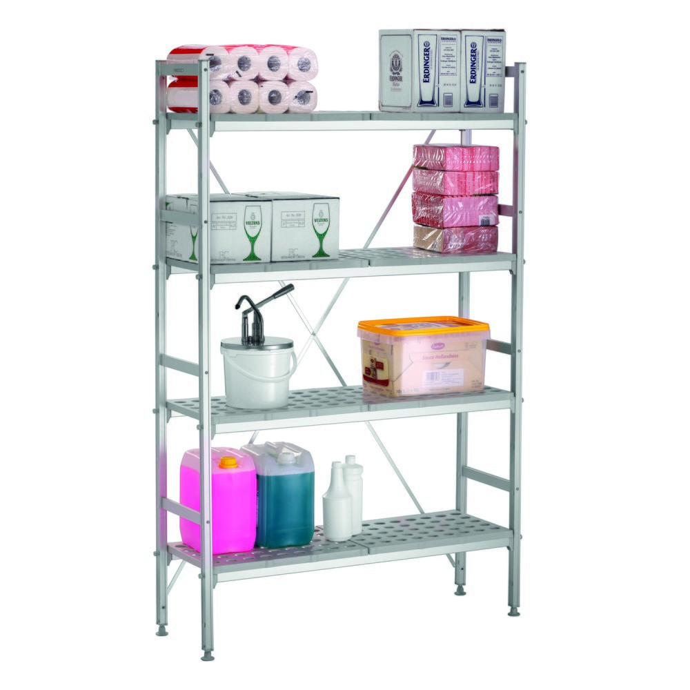 Produktabbildung Nr. 5: Bartscher Regalsystem Kit 4, Aluminium u. Kunststoff, HxBxT 1.790 x 1.140 x 360 mm
