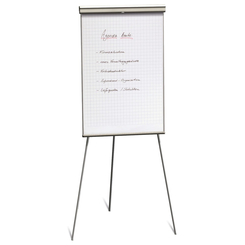 Produktabbildung: BASIC Flipchart, Dreibeinstativ, höhenverstellbar