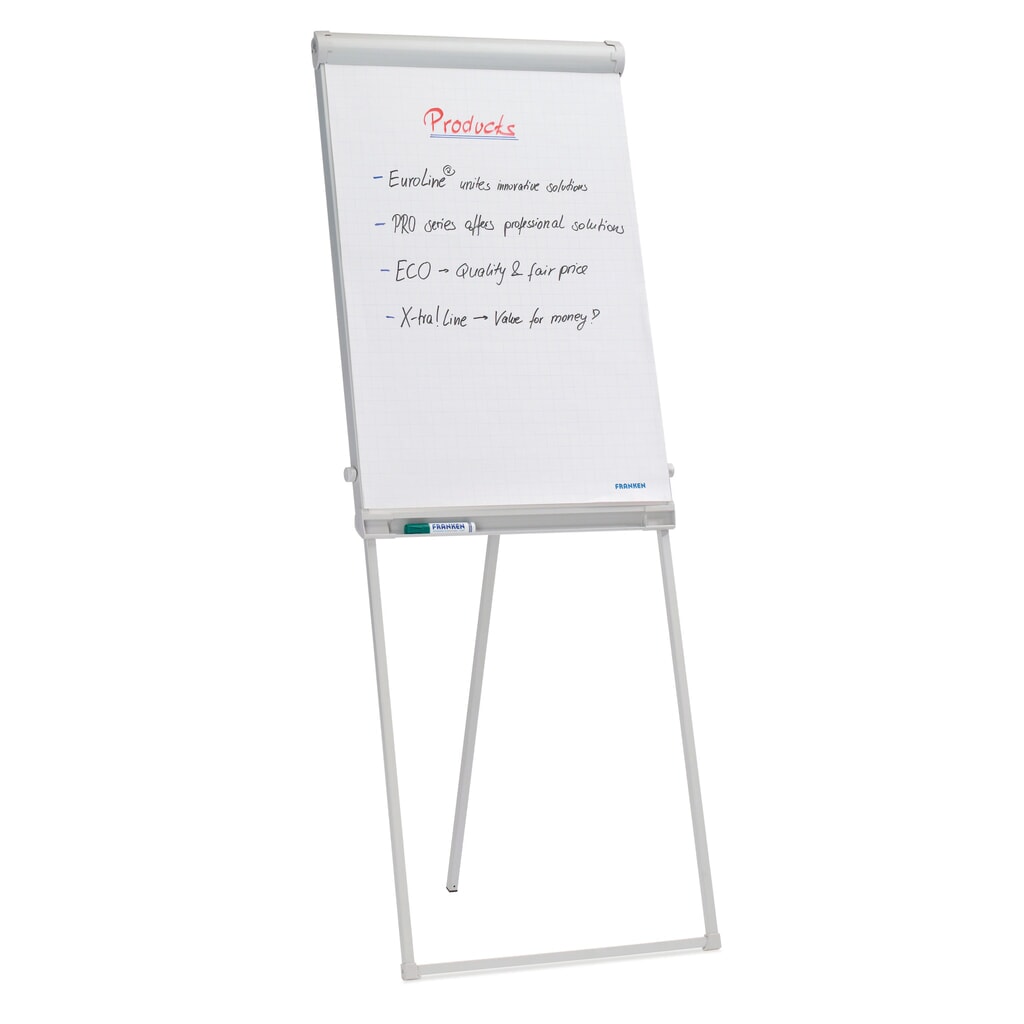 Produktabbildung: Flipchart BASIC mit Stativ, höhenverstellbar
