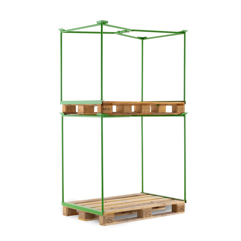 Produktabbildung Nr. 11: BASIC Gitteraufsatzrahmen offen, HxBxT 800 x 1.200 x 800 mm, maigrün
