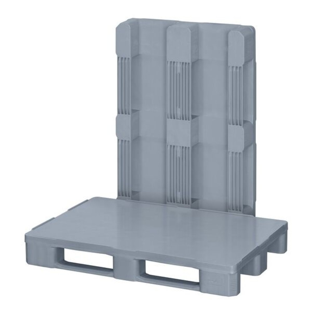 Produktabbildung Nr. 2: Basic Hygiene-Kunststoff-Palette, statische Tragkraft 7.500 kg, LxB 1.200 x 1.000 mm, 3 Kufen