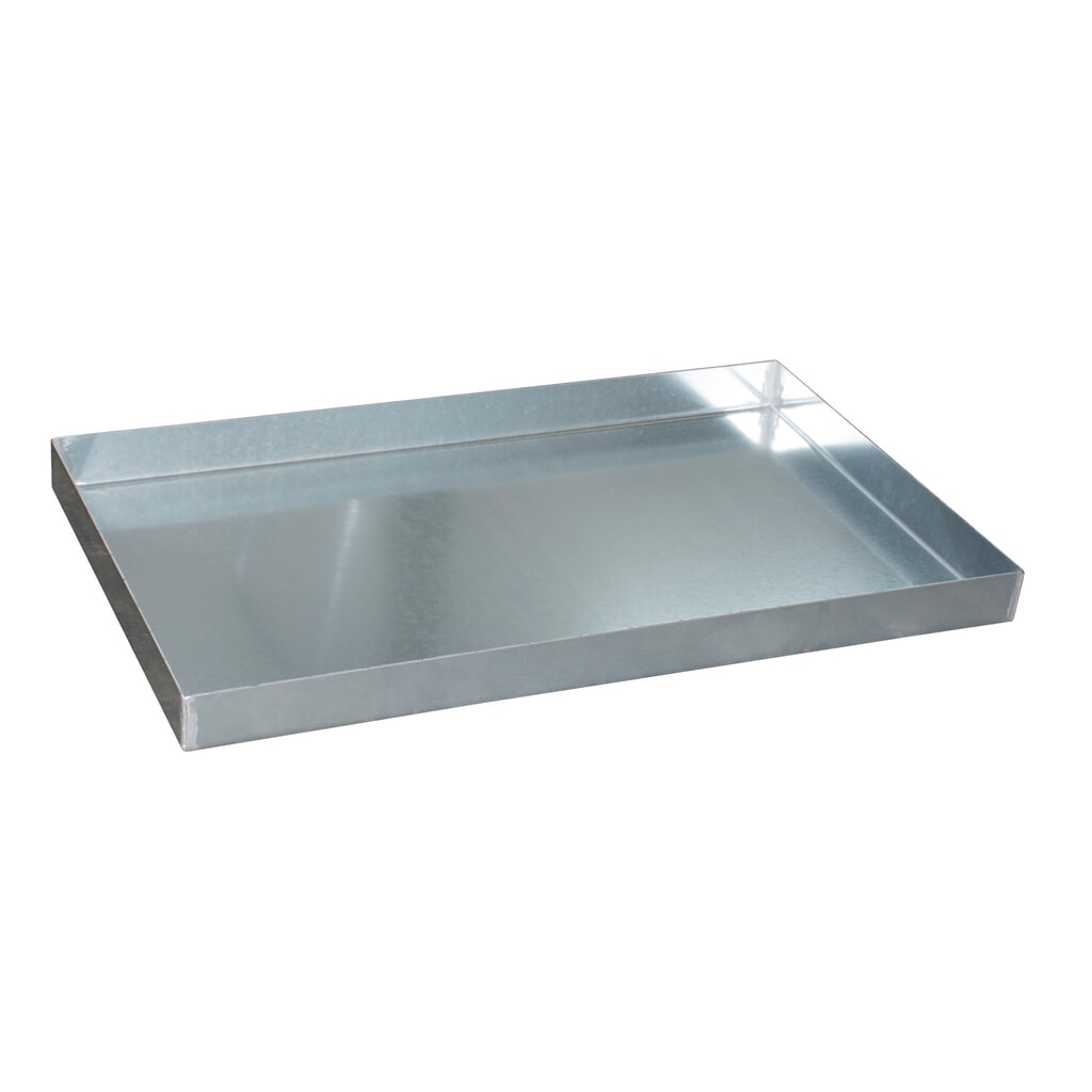 Bauer® Auffangwanne aus Stahl für Kleingebinde, verzinkt Produktabbildung: Bauer® Auffangwanne aus Stahl für Kleingebinde, verzinkt