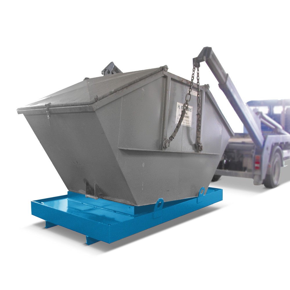 Produktabbildung Nr. 3: Bauer® Auffangwanne für Container, HxBxT 560 x 2.300 x 2.030 mm, Auffangvolumen 880 l, resedagrün