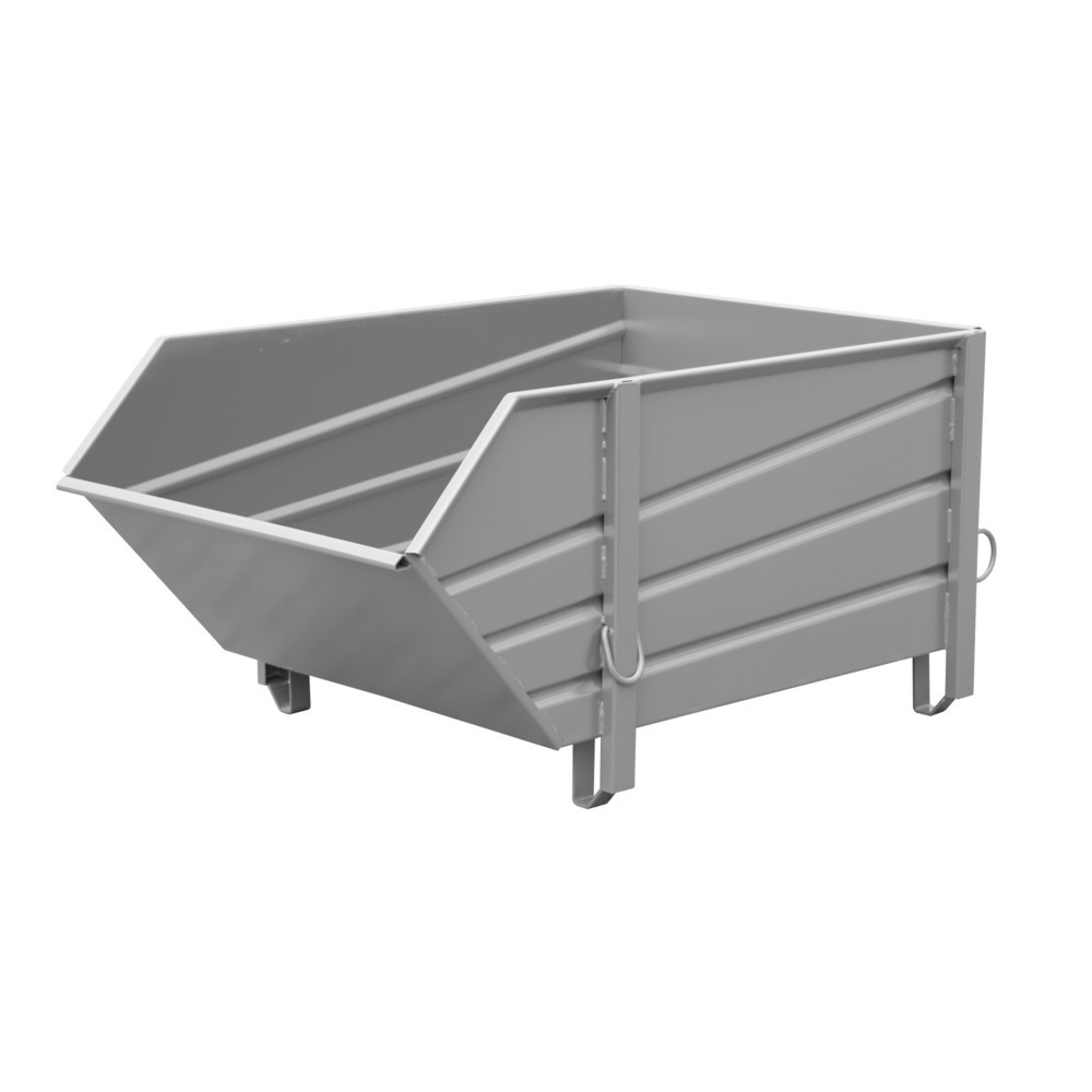 Produktabbildung: Bauer® Baustoffbehälter BBP 100, lackiert, Mausgrau