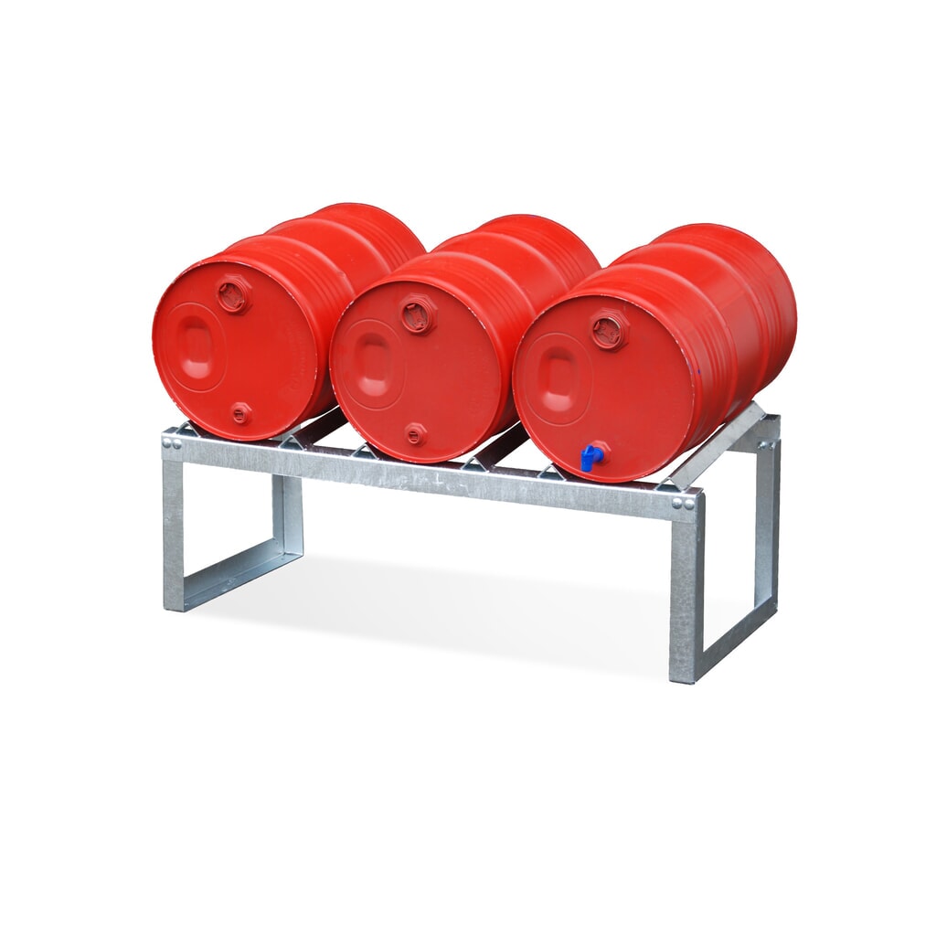 Bauer® Fassbock mit Winkelauflage, 3x 60 Liter Produktabbildung Nr. 2: Bauer® Fassbock mit Winkelauflage, 3x 60 Liter