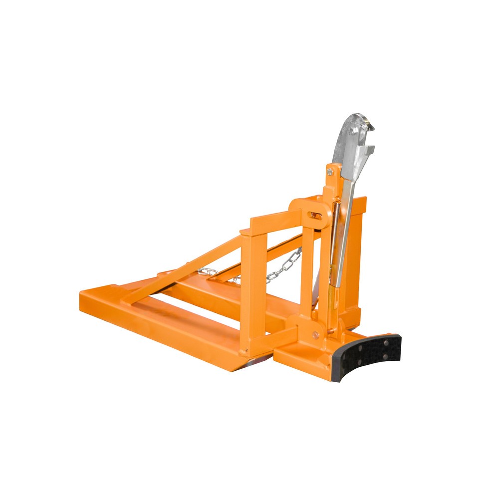 Produktabbildung Nr. 3: Bauer® Fassgreifer, Stahl- und Kunststoff-L-Ringfässer, TK 800 kg, RAL 2000 gelborange