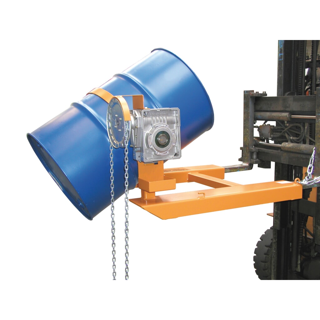 Bauer® Fasskipper FD-K, lackiert, Gelborange Produktabbildung: Bauer® Fasskipper FD-K, lackiert, Gelborange