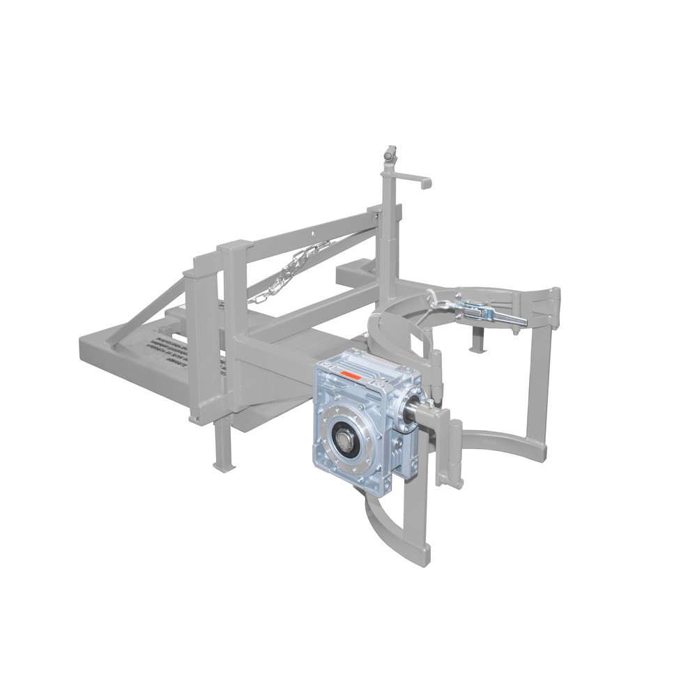 Produktabbildung: Bauer® Fasskipper FD/L-HK, lackiert, Mausgrau
