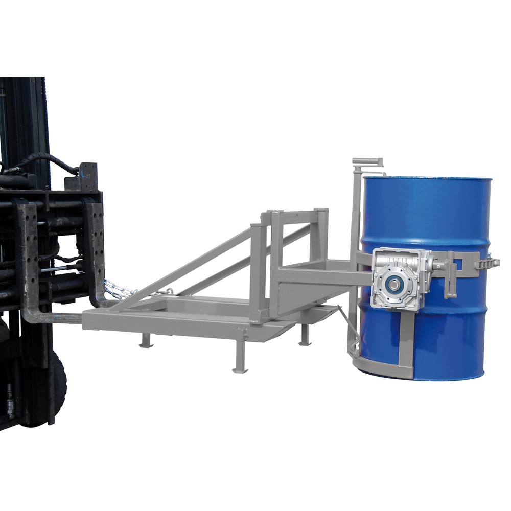Produktabbildung Nr. 2: Bauer® Fasskipper FD/L-HK, lackiert, Mausgrau