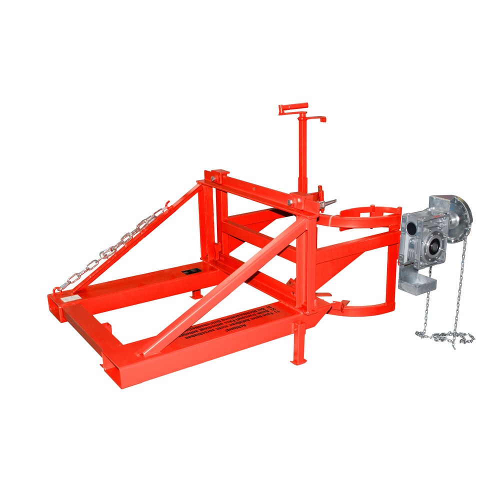 Produktabbildung: Bauer® Fasskipper FD/L-K, lackiert, Feuerrot